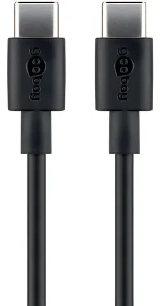 Goobay 51243 černá / Nabíjecí a datový kabel / USB-C / 2 m (51243)