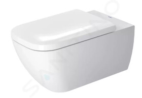 DURAVIT - Happy D.2 Závěsné WC, Rimless, s HygieneGlaze, bílá 2550092000