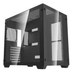 DarkFlash C285 černá / Skříň PC / ATX / bez ventilátorů / 3x USB-A / průhledná bočnice / bez zdroje (C285 black)