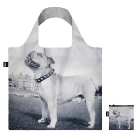 Skládací nákupní taška LOQI EILEEN AGAR Dandy the Bulldog