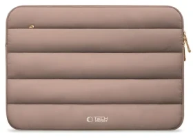 Tech-Protect Fluffy 13-14" hnědá / Pouzdro pro notebook do 14" / hnědá