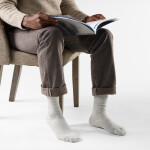 SMARTWOOL Everyday Basketweave Crew Socks, Ash (vzorek) velikost: L