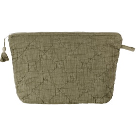 Ib Laursen Kosmetická taštička Eucalyptus Green, zelená barva, textil