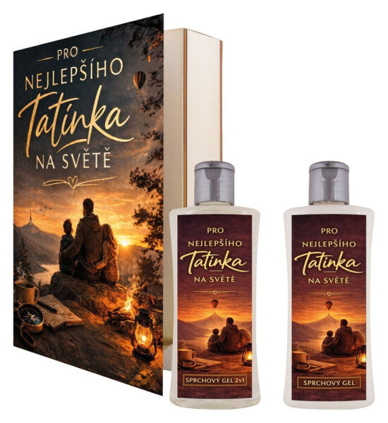 Kosmetická sada Kniha pro tatínka - 2x sprchový gel 250 ml