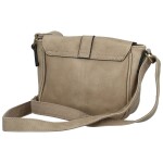 Trendy dámská koženková crossbody kabelka Arlena, béžová