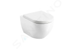 RAVAK - Chrome Závěsné WC Uni Rim, bílá X01516