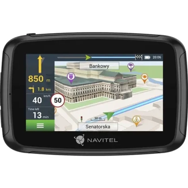 Navitel G590 MOTO černá / Motocyklová navigace / 5” / mapy 47 zemí / GPS / microSD (100002104896)