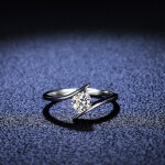 LUNICA Stříbrný prstýnek SPARK Velikost prstenu: 5 (EU: 49-50) 1014_5