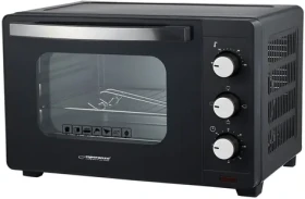Esperanza EKO008N Prosciutto černá / Elektrická mini trouba / 1300 W / 20 l / časovač 60 min (5901299965603)