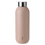Stelton Nerezová lahev Keep Cool Vacuum Heather 600 ml, béžová barva, kov