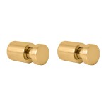 RAV Slezák - COLORADO - Koupelnový doplněk Věšáček 30 mm - 2 ks, Zlatá - kartáčovaná COA0103/30ZK COA0103/30ZK