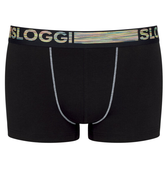 Boxerky Sloggi men GO ABC Natural Hipster C2P tmavá kombinace