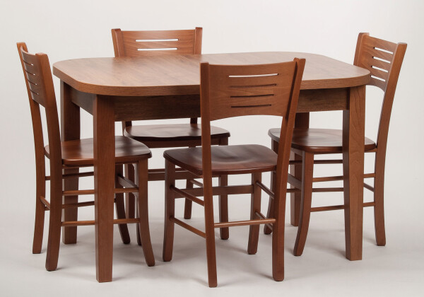 STIMA Jídelní set Forte-Verona VARIANTA PROVEDENÍ: (š/v/h) 150 x 85 x 77 cm + rozklad 40 cm + 4 židle