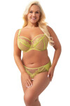 Dámská podprsenka 496 Paradise green - GORSENIA limetková 75/H