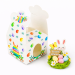 Cake star Velikonoční krabička bílá 10x10x7,5cm