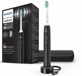 Philips Sonicare HX3673-14 černá / Elektrický zubní kartáček / 31.000 pohybů za min. (HX3673/14)