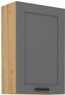 Horní skříňka Luna 60 G-90 1F Barva korpusu: Dub artisan, Barva dvířek: Dust Grey