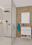 Kielle - Arkas I Termostatická baterie pod omítku, včetně tělesa, pro 2 spotřebiče, chrom 10611210