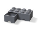 LEGO úložný box tmavě šedá