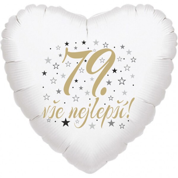 79. narozeniny balónek srdce Balonyk.cz 79. narozeniny balónek srdce Balonyk.cz