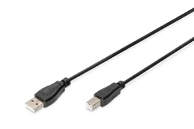 Digitus USB 2.0 A-B 1,8 m černý / Kabel / 480 Mbit/s (AK-300102-018-S)