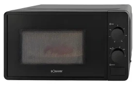 Bomann MW 6014 CB černá / Mikrovlnná trouba / 700 W / 20 l / 6 úrovní výkonu / časovač 30 min (660143)