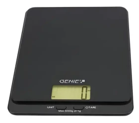GENIE DLS 5 černá / Kuchyňská váha / do 5 kg / LCD displej / tlačítkové ovládání (11836)