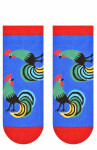 Pánské kotníkové ponožky Steven Folk art.116 bílá 43-46