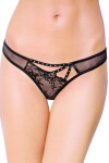 Dámská tanga black SOFTLINE COLLECTION černá M/L