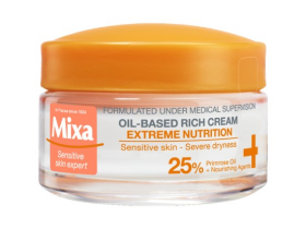 MIXA Extreme nutrition bohatý výživný krém s pupalkovým olejem, 50ml
