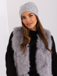 Dámská čepice AT CZ 23250.61P Šedá vzor - FPrice šedá vzor one size