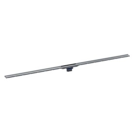 GEBERIT - CleanLine Nerezový sprchový kanálek 80, 30-90 cm, černý chrom/kartáčovaný chrom 154.440.QC.1