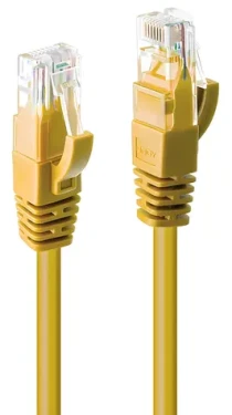 Lindy Cat6 U/UTP žlutá / Patch kabel / RJ-45 / 1 m (48062)