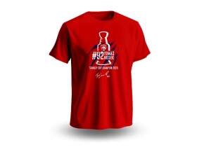 Dětské tričko Tomáš Nosek #92 Stanley Cup Champion 2025 Florida Panthers NHL Red Velikost: Dětské L (11 - 12 let)