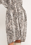 Monnari Mini šaty Mini šaty se zvířecím vzorem Multi Grey