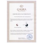 Stříbrné náušnice s řiční černou perlou Georgia, stříbro 925/1000, Černá
