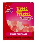 Tutti Frutti Hearts želé pastilky s ovocnou příchutí 15g