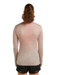 ICEBREAKER Wmns Mer 200 Realfleece Descender LS Half Z, Pink Quartz (vzorek) velikost: S