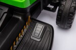 Mamido Dětský elektrický traktor BBH-030 s přívěsem zelený