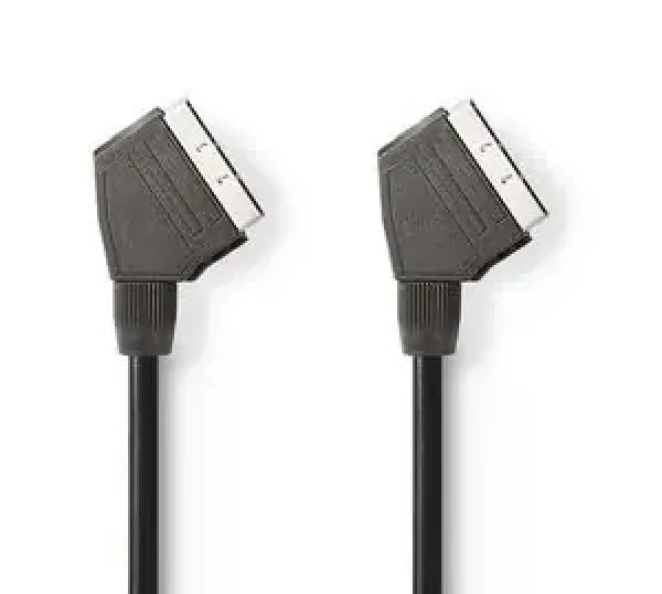 Nedis SCART kabel SCART-SCART / Kabel / 2 m / 480p / černá (CVGB31000BK20)