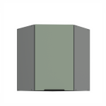 Horní rohová skříňka Aria ANT 60x60 GN-72 1F (45°) Barva korpusu: Antracit, Barva dvířek: GR - Graphite AFM