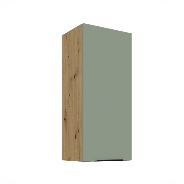 Horní skříňka Aria 40 G-90 1F Barva korpusu: Dub artisan, Barva dvířek: SA - Aquamarine AFM