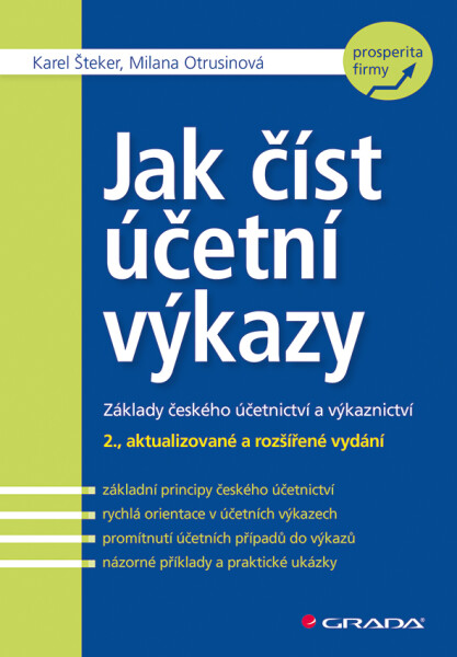 Jak číst účetní výkazy - Milana Otrusinová