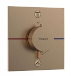 HANSGROHE - ShowerSelect Comfort Termostatická baterie pod omítku, pro 2 spotřebiče, kartáčovaný bronz 15572140