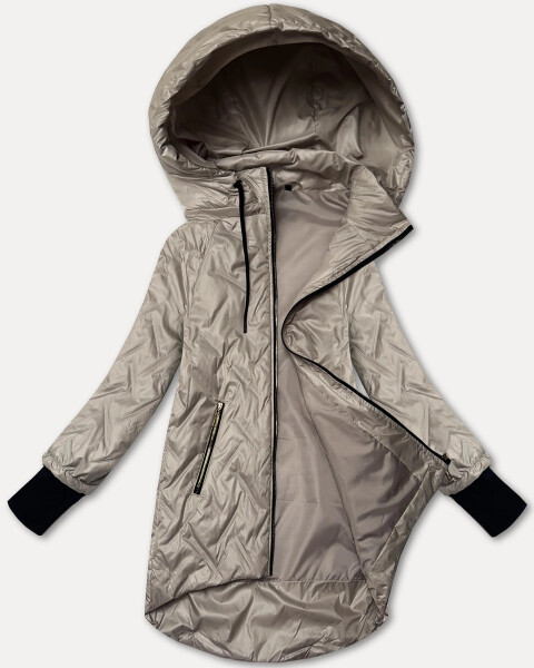 Dámská lehká bunda s odepínací kapucí S'West light beige (B8371-70) odstíny béžové 50