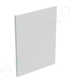GEBERIT - Selnova Square Boční panel pro asymetrickou vanu, 415 mm, bílá 554.894.01.1