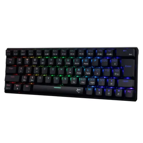 White Shark GK-3111 KAIKEN černá / bezdrátová herní mechanická klávesnice / CZ/SK layout / BT / USB / LED (KAIKEN-CZ/SK)