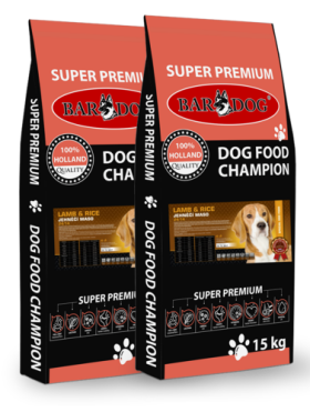 BARDOG LAMB &amp; RICE 24/14 jehněčí maso s rýží 2 x 15 kg
