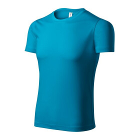 Pánské tričko Piccolio Pixel M MLI-P8144 tyrkysová 3XL