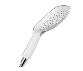HANSGROHE - Raindance Select E Sprchová hlavice 150, 3 proudy, EcoSmart 9 l/min, bílá/chrom 26551400